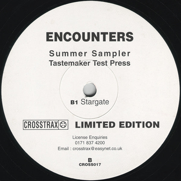 Nothing Sacred / Encounters (2) : Summer Sampler (12", Ltd, Smplr, TP)