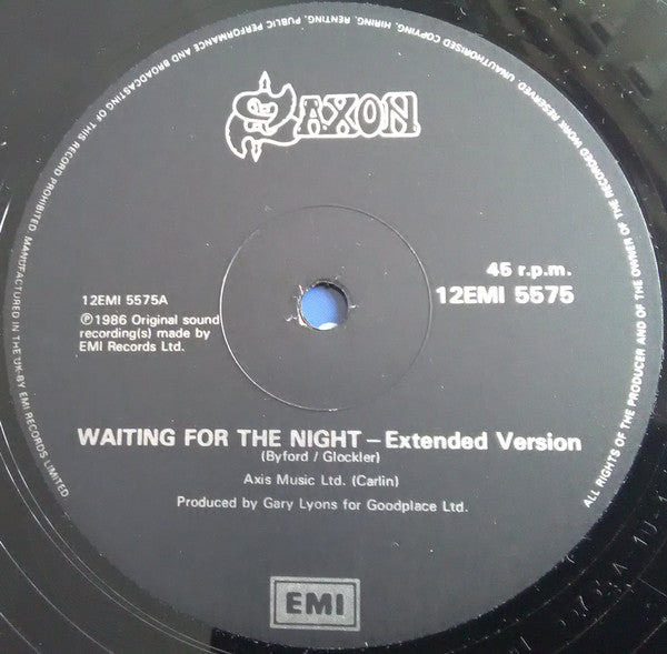 Saxon : Waiting For The Night (12", Single)