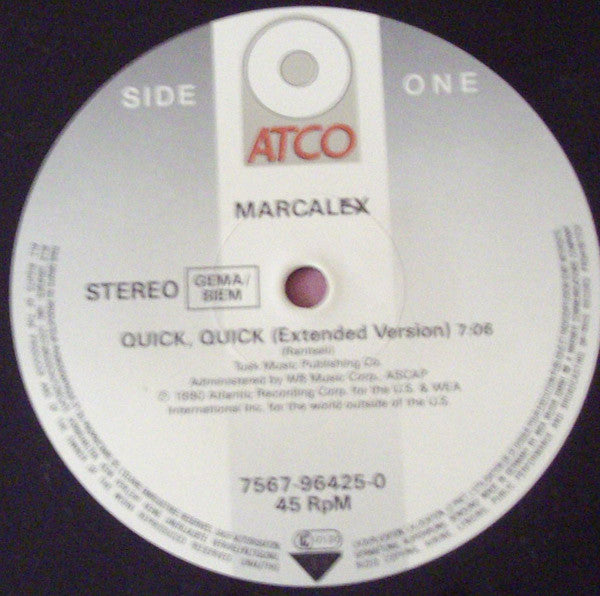 MarcAlex : Quick Quick (12")