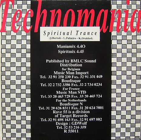 Technomania (3) : Spiritual Trance (12", Maxi)