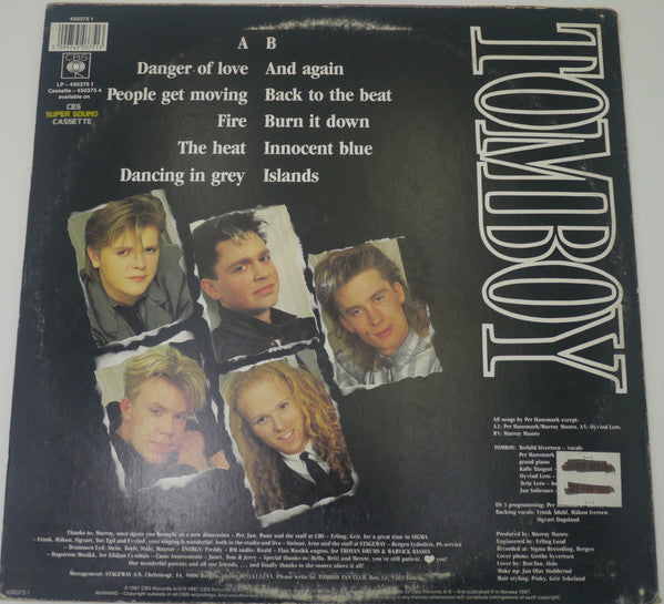 Tomboy (3) : Back To The Beat (LP, Album)
