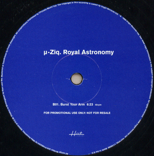 µ-Ziq : Royal Astronomy (12", Promo)