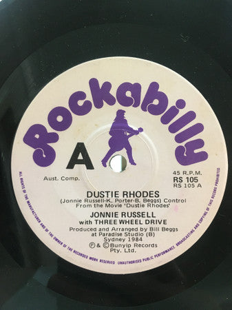 Jonnie Russell, Three Wheel Drive : Dustin Rhodes/ Birkenhead (7", Single)