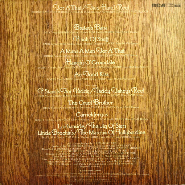 Five Hand Reel : For A' That (LP, Album)