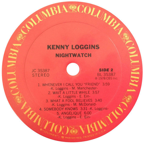 Kenny Loggins : Nightwatch (LP, Album)