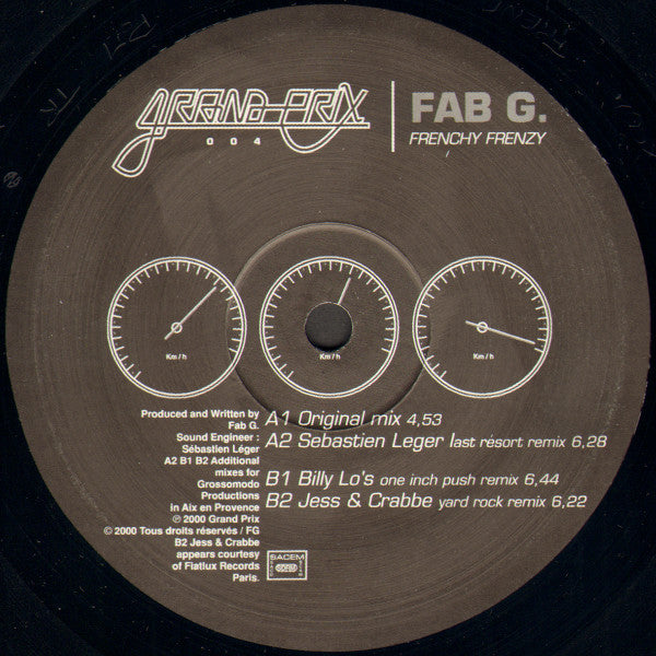 Fab G. : Zombie Stereo (2x12")