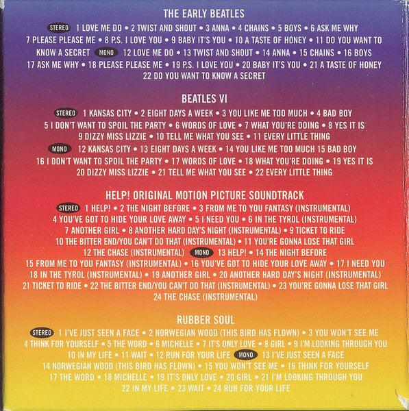 The Beatles : The Capitol Albums Vol.2 (4xCD, Album, Mono, RM, un- + Box, Comp, Tal)