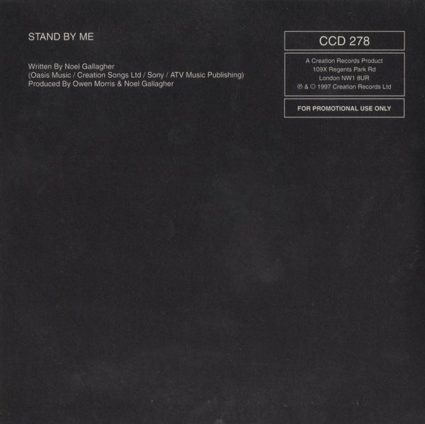 Oasis (2) : Stand By Me (CD, Single, Promo)