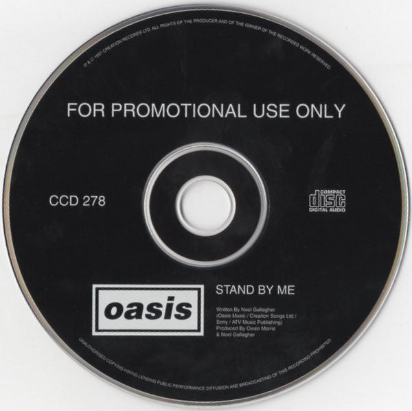 Oasis (2) : Stand By Me (CD, Single, Promo)