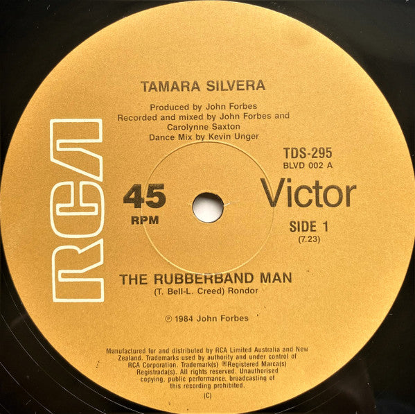 Tamara Silvera : The Rubberband Man (12")