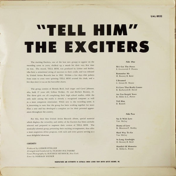 The Exciters : Tell Him (LP, Album)
