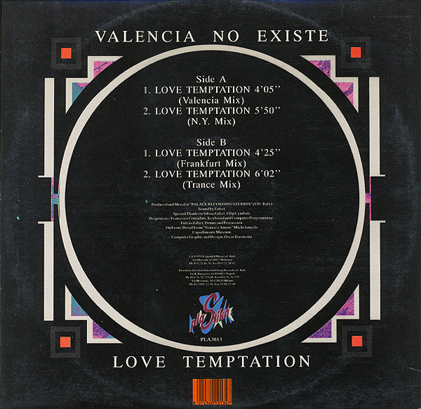 Valencia No Existe : Love Temptation (12")