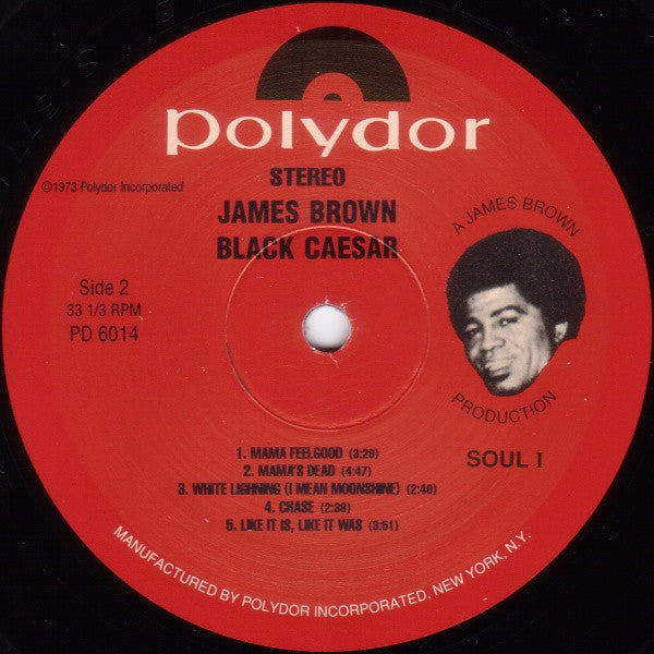 James Brown : Black Caesar (LP, Album, RE)