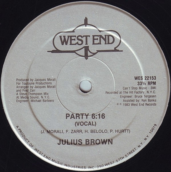 Julius Brown : Party (12&quot;)