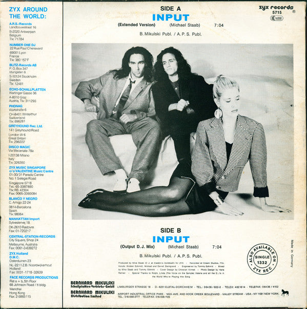 S-50 : Input (12", Maxi)