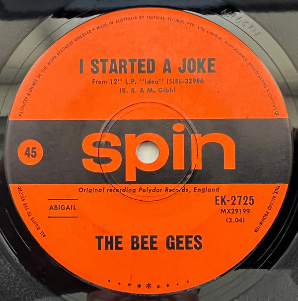 Bee Gees : I Started A Joke (7&quot;, Single)