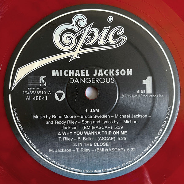【新品未開封】【レコード】Michael JacksonDangerous Buy Michael Jackson : Dangerous (2xLP, Album, Ltd, RE, Red) at