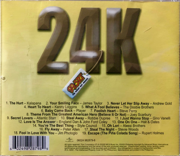 Various : 24K The Memories Live On... (CD, Comp)