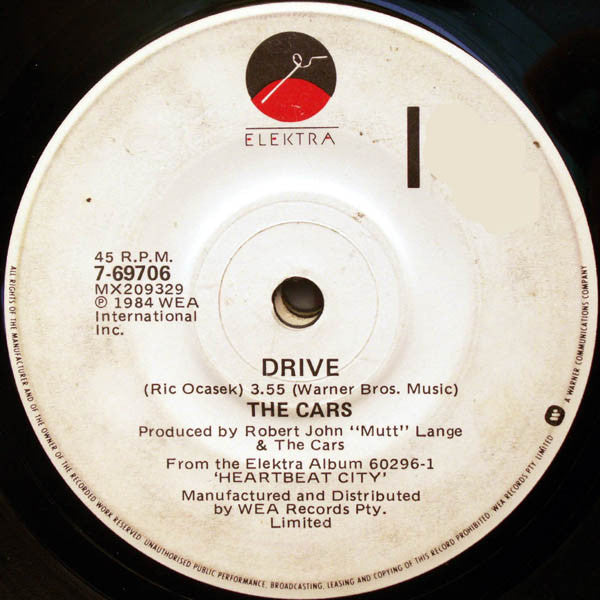 The Cars : Drive (7&quot;, Single)