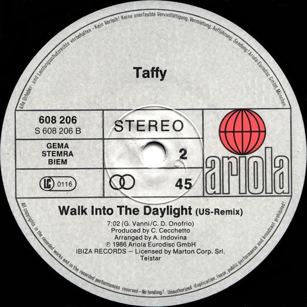 Taffy : Once More (12", Maxi)