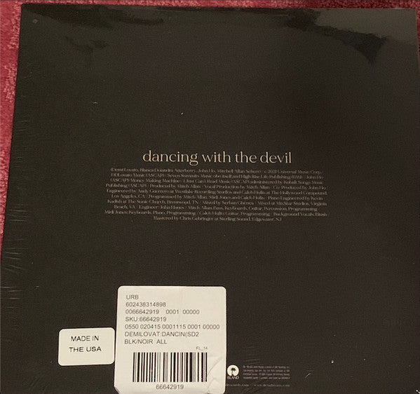 Demi Lovato : Dancing With The Devil (12", Single, Ltd)