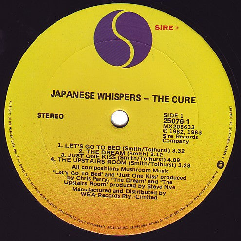 The Cure : Japanese Whispers (LP, Comp)