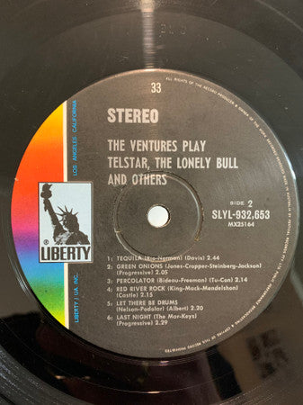 The Ventures : The Ventures Play Telstar, The Lonely Bull (LP, Album)