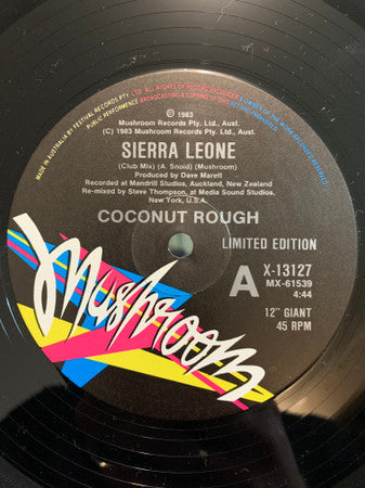 Coconut Rough : Sierra Leone (12", Single)