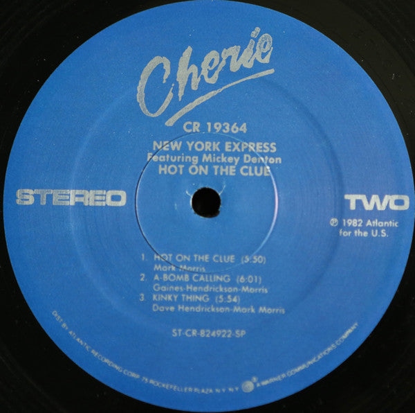 New York Express Featuring Mickey Denton : Hot On The Clue (LP, Album, SP)