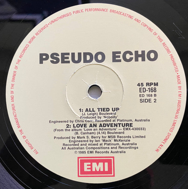 Pseudo Echo : Love An Adventure (12", Single)