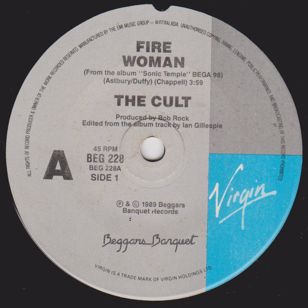 The Cult : Fire Woman (7&quot;, Single)