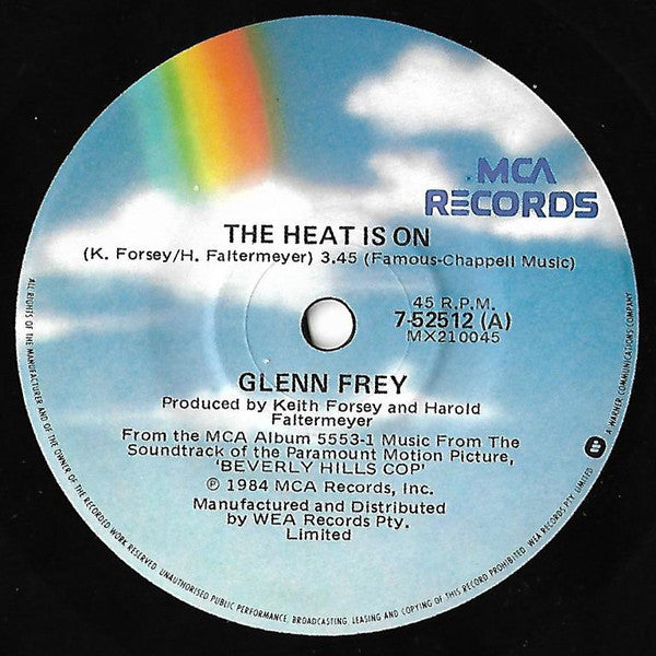 Glenn Frey / Harold Faltermeyer : The Heat Is On / Shoot Out (7&quot;, Single)