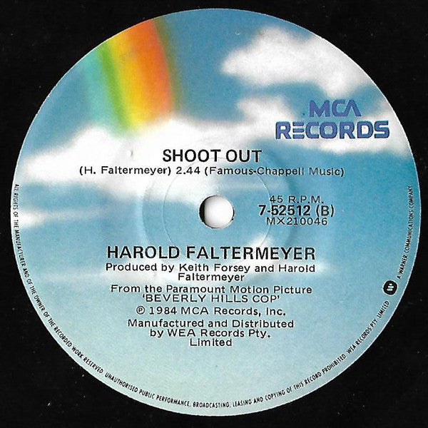 Glenn Frey / Harold Faltermeyer : The Heat Is On / Shoot Out (7", Single)