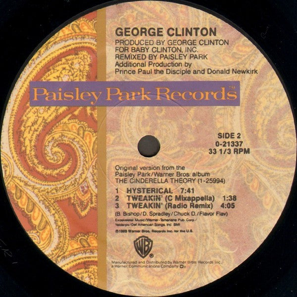 George Clinton : Tweakin' (12")