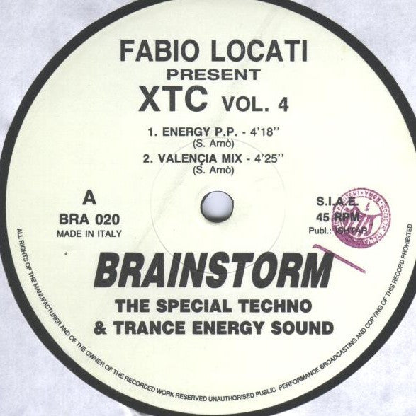 Fabio Locati : XTC Vol. 4 (12")