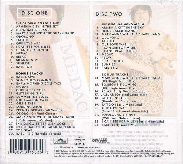 The Who : The Who Sell Out (2xCD, Album, Mono, Dlx, RE, RM)