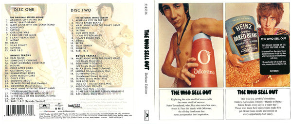 The Who : The Who Sell Out (2xCD, Album, Mono, Dlx, RE, RM)