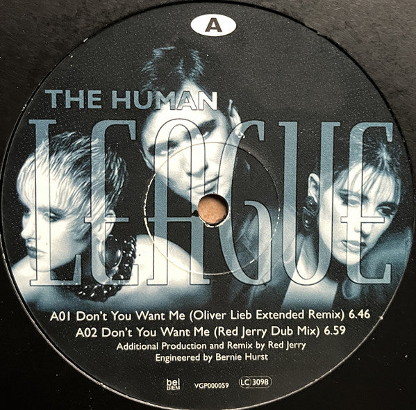 The Human League : Don't You Want Me (Remixes) (12", Promo)