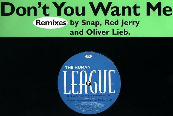 The Human League : Don't You Want Me (Remixes) (12", Promo)