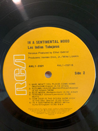 Los Indios Tabajaras : In A Sentimental Mood (LP, Album, RE)