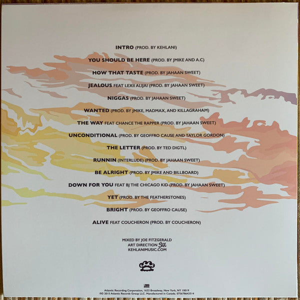 Kehlani : You Should Be Here (LP, Mixtape, Pin)