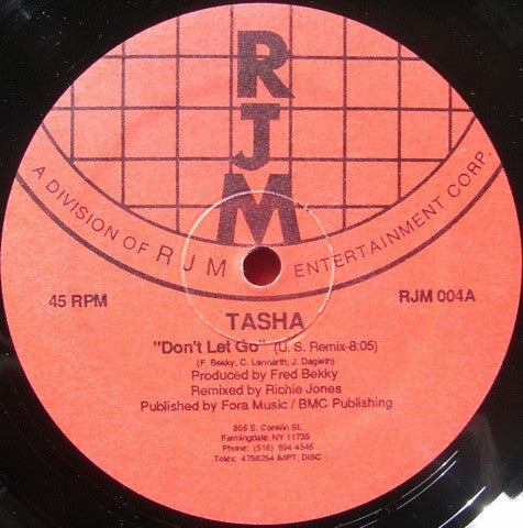 Tasha (5) : Don't Let Go (12", Red)