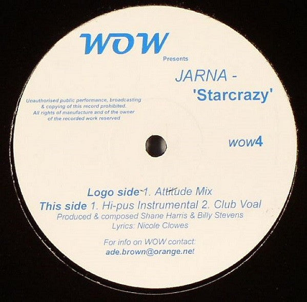 Jarna : Starcrazy (12&quot;)