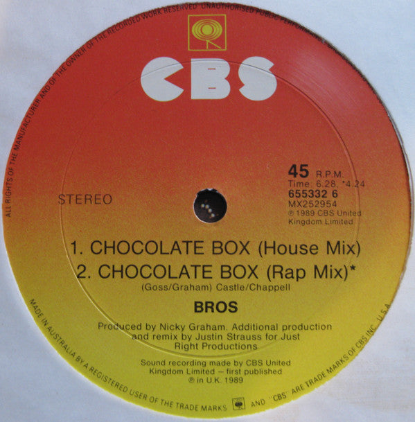 Bros : Chocolate Box (12")