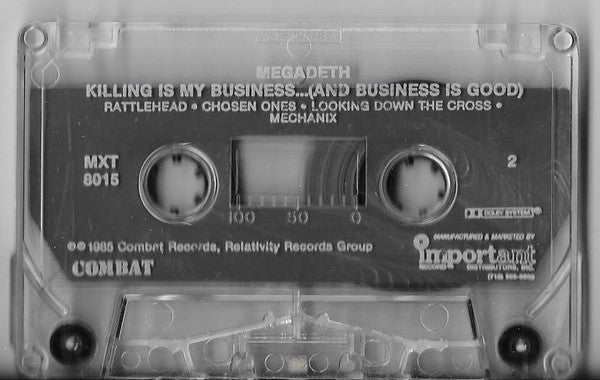 Megadeth : Killing Is My Business... And Business Is Good! (Cass, Album, Cle)
