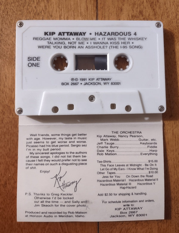 Kip Attaway : Hazardous 4 (Cass, Album)