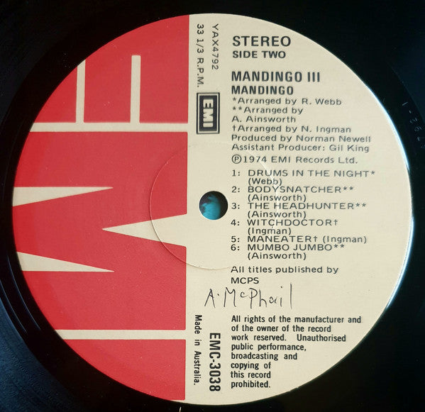 Mandingo (6) : Mandingo III (LP, Album)
