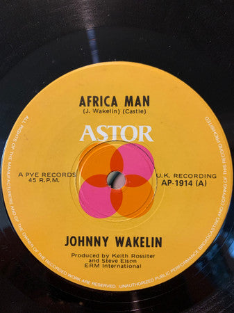 Johnny Wakelin : Africa Man (7", Single)