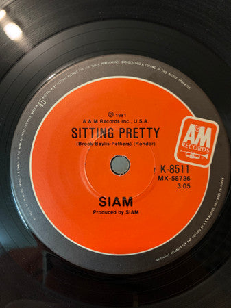 Siam : Don't Look Back (7", Single)