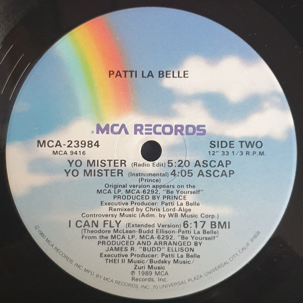 Patti LaBelle : Yo Mister (12", Single)